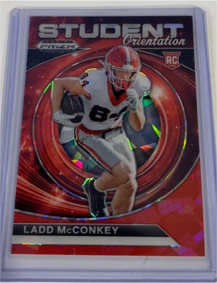 2024 Panini Prizm Draft Picks Student Orientation #SO-LM Ladd McConkey — front