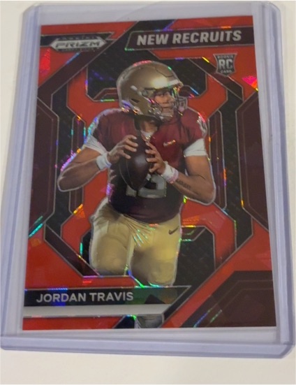 2024 Panini Prizm Draft Picks New Recruits #NR-JTS Jordan Travis — front