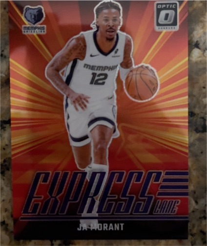 2024-25 Donruss Optic #17 Ja Morant Express Lane Purple — front