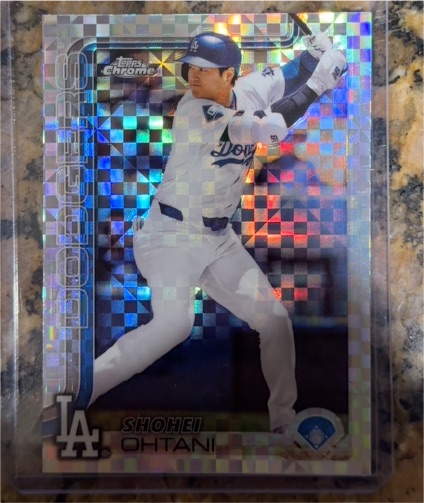 2025 Topps Chrome #1 Shohei Ohtani — front