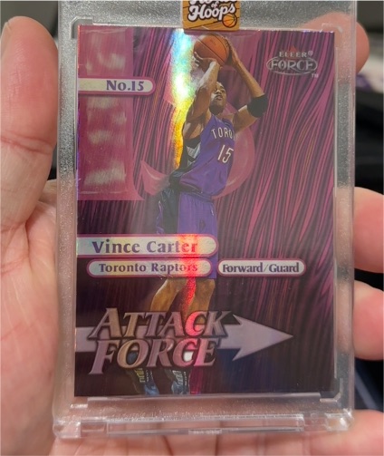 1999-00 Fleer Force #1 Vince Carter Attack Force — front
