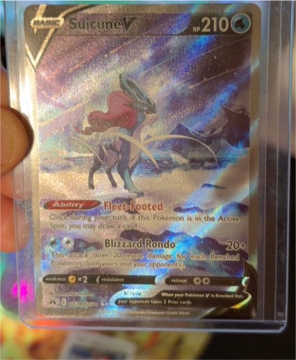 2023 Pokémon TCG Crown Zenith Galarian Gallery #GG38 Suicune V — front