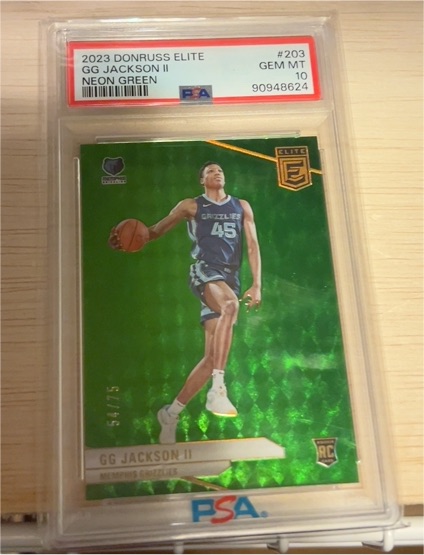 2023 Donruss Elite #203 GG Jackson II Neon Green — front