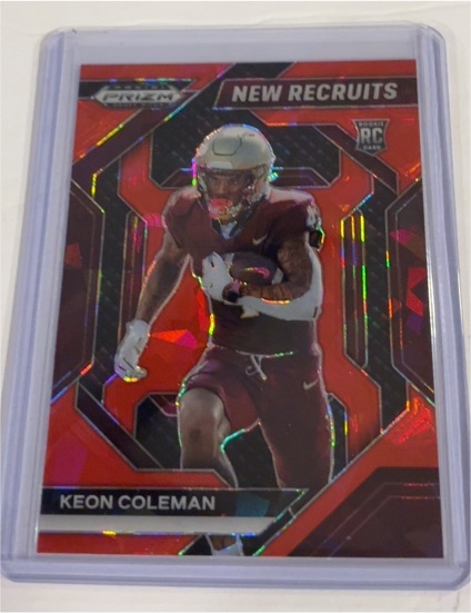 2024 Panini Prizm Draft Picks - New Recruits #NR-KCN Keon Coleman — front