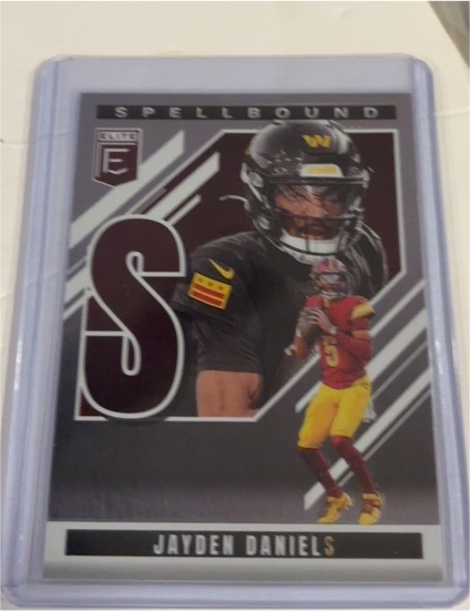 2025 Panini Donruss Elite #14 Jayden Daniels Spellbound — front