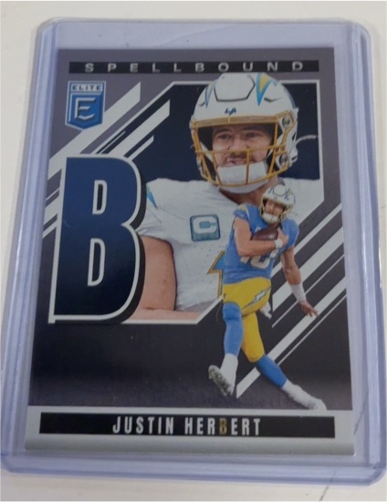2025 Donruss Elite #37 Justin Herbert Spellbound B — front