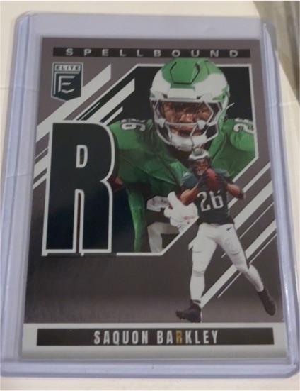 2025 Panini Donruss Elite Spellbound #3 Saquon Barkley — front