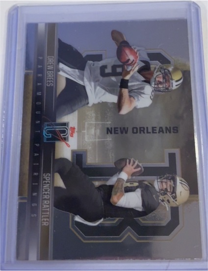 2024 Topps Signature Class Paramount Pairings #PP-3 Drew Brees / Spencer Rattler — front