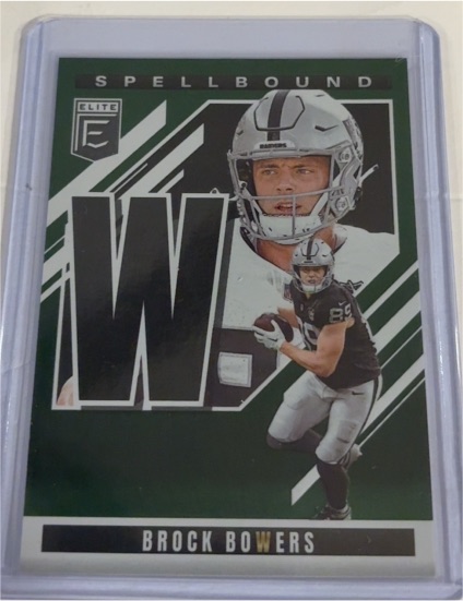 2025 Panini Donruss Elite Spellbound #22 Brock Bowers — front