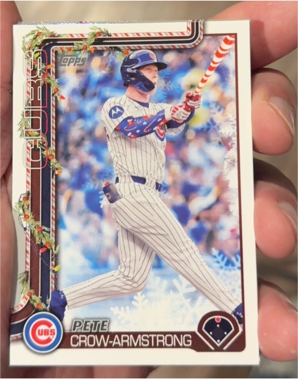 2025 Topps Holiday #H41 Pete Crow-Armstrong — front