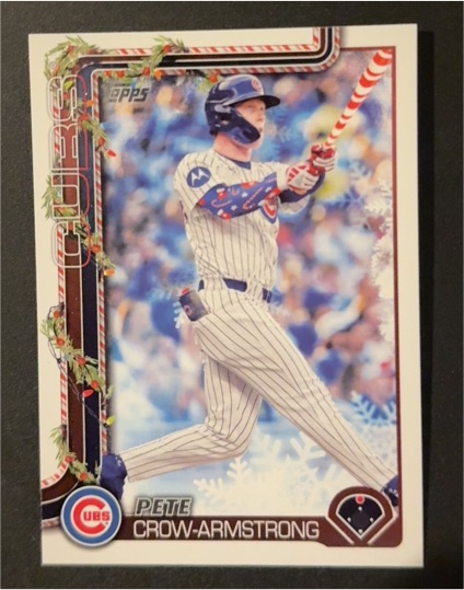2025 Topps Holiday #H41 Pete Crow-Armstrong — front