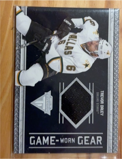 2011-12 Panini Titanium Game Worn Gear Trevor Daley — front