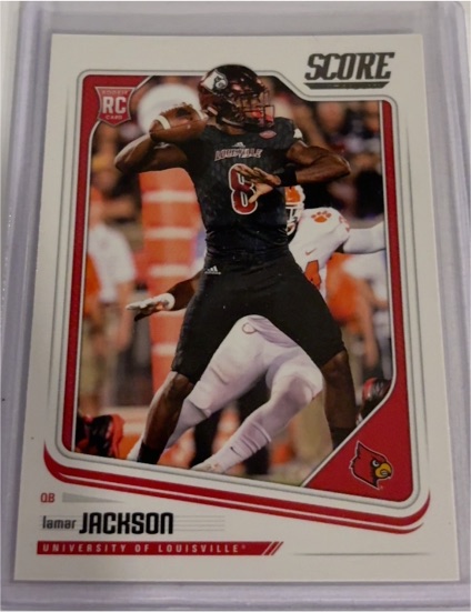 2018 Panini Score #352 Lamar Jackson — front