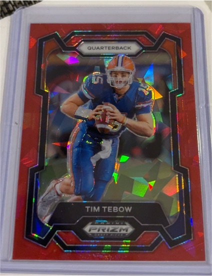 2024 Panini Prizm Draft Picks Red Ice #Quarterback Tim Tebow — front