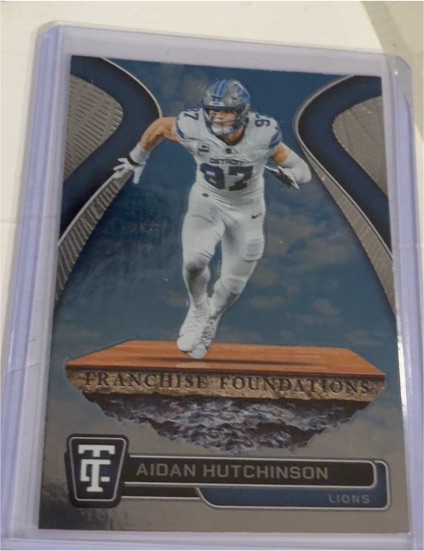 2024 Panini Totally Certified #6 Aidan Hutchinson Franchise Foundations — front