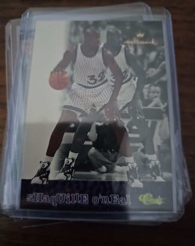 1995 Classic Hallmark #HK1 Shaquille O'Neal — front