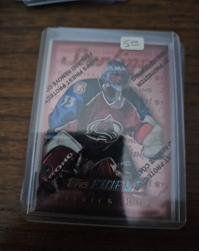 1995-96 Topps Finest #145 Patrick Roy — front