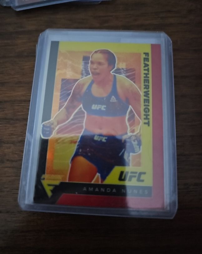 2021 Panini Chronicles Flux UFC #245 Amanda Nunes — front