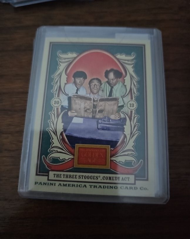 2013 Panini Golden Age #41 The Three Stooges Comedy Act — front