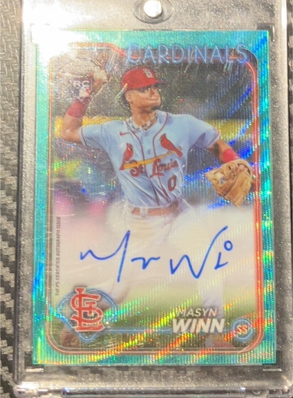 2024 Topps Chrome #38 Masyn Winn — front