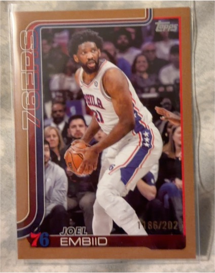 2025-26 Topps #22 Joel Embiid — front