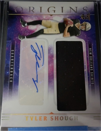2025 Panini Origins #RJJ-TSH Tyler Shough — front