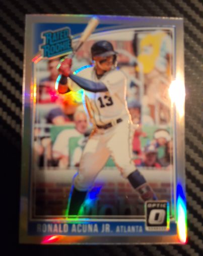 2018 Donruss Optic #63 Ronald Acuna Jr. — front