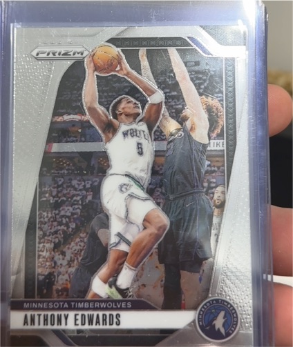 2024-25 Panini Prizm #100 Anthony Edwards — front