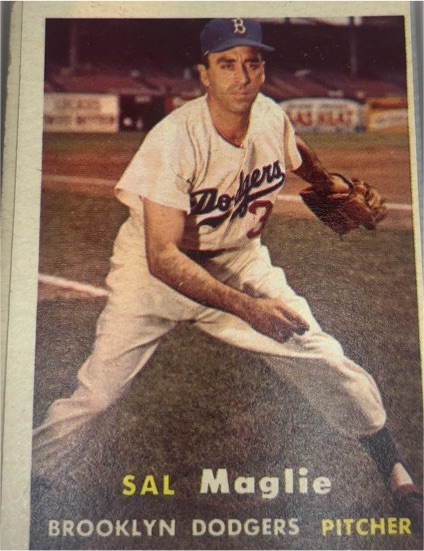 1957 Topps #5 Sal Maglie — front