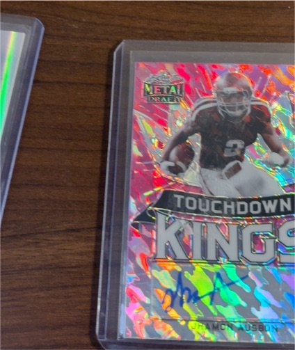 2021 Leaf Metal Draft #TK-JN1 Jamarcus Nelson Touchdown Kings — front