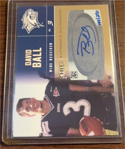 2007 SAGE HIT #A30 David Ball — front