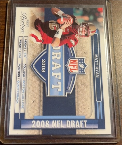 2008 Playoff Prestige NFL Draft #NFL-? Matt Ryan — front