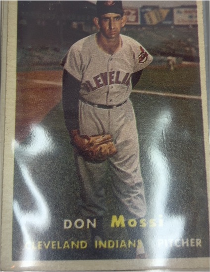 1957 Topps #8 Don Mossi — front