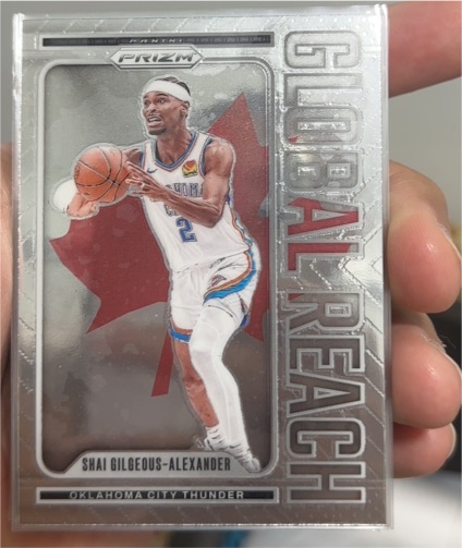 2024-25 Panini Prizm #6 Shai Gilgeous-Alexander Global Reach — front