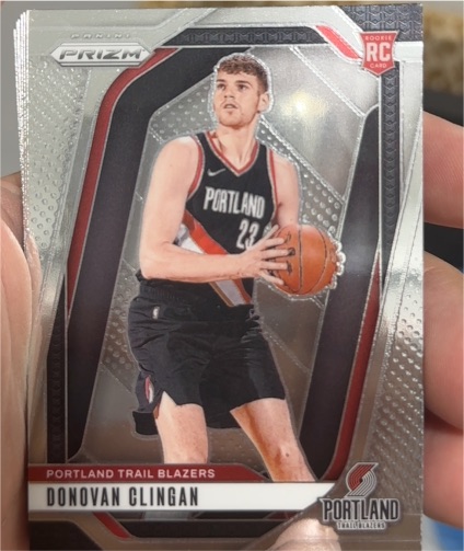 2024-25 Panini Prizm #221 Donovan Clingan — front