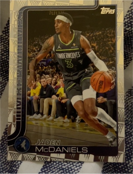 2025-26 Topps #248 Jaden McDaniels — front