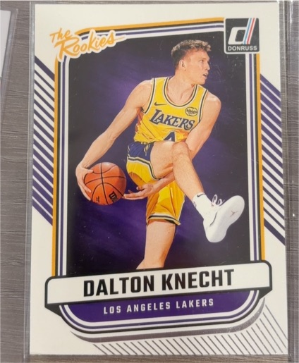 2024-25 Donruss The Rookies #3 Dalton Knecht — front