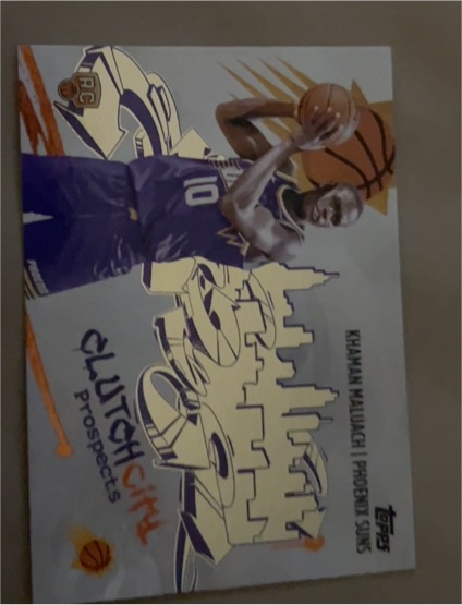 2025-26 Topps #CC-10 Khaman Maluach Clutch City Prospects — front