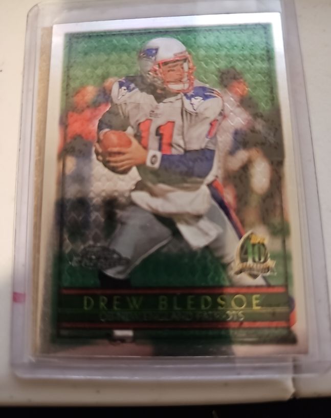 1996 Topps Chrome #45 Drew Bledsoe — front