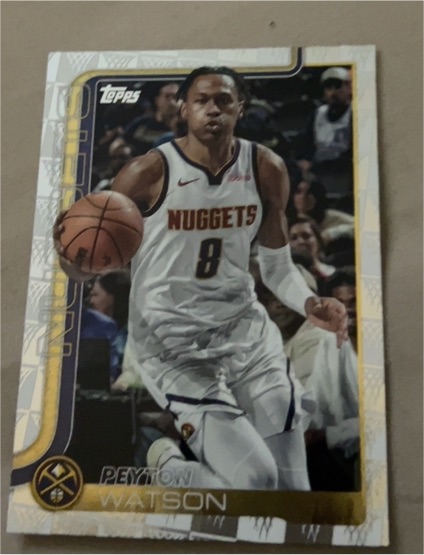 2025-26 Topps #106 Peyton Watson — front