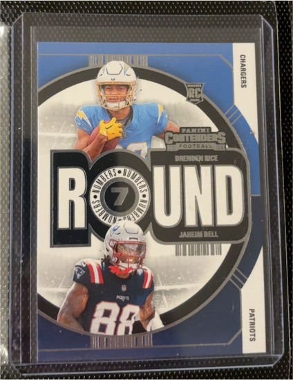 2024 Panini Contenders Round Numbers #7 Brenden Rice & Jaheim Bell — front