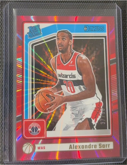 2024-25 Panini Donruss #215 Alexandre Sarr Rated Rookie — front