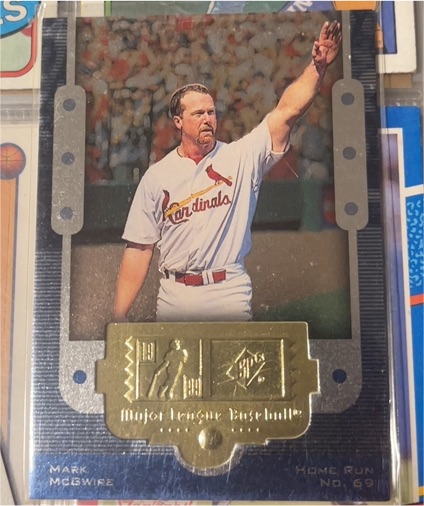 1999 Upper Deck SPx #9 Mark McGwire — front