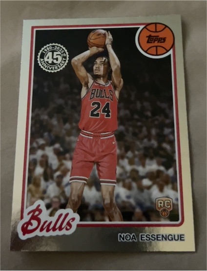 2025 Topps 45th Anniversary #80BK-59 Noa Essengue — front