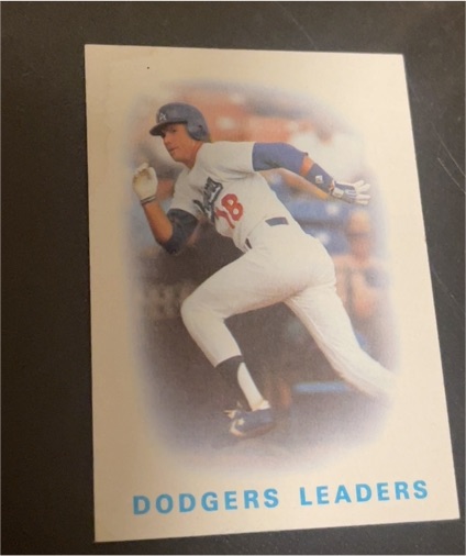 1986 Topps #18 Dodgers Leaders — front