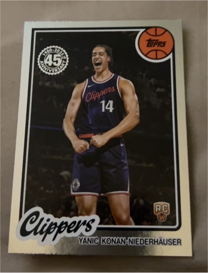 2025-26 Topps Basketball #80BK-93 Yanic Konan-Niederhäuser — front