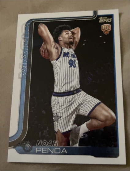 2025-26 Topps #232 Noah Penda — front