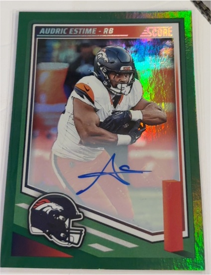 2025 Panini Score #172 Audric Estime — front