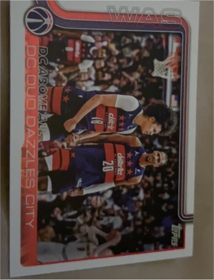 2025-26 Topps #285 DC Above All: DC Duo Dazzles City — front