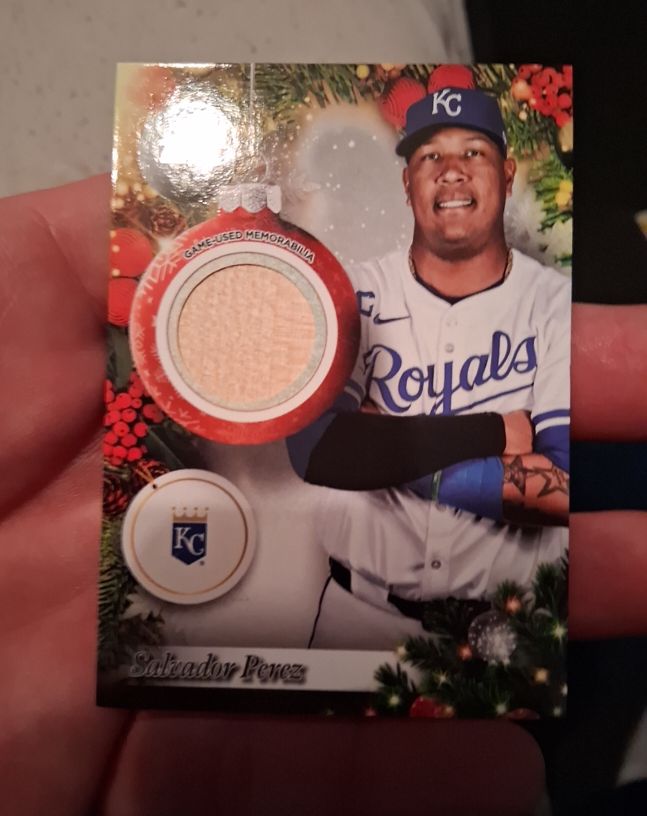 2025 Topps Holiday #PR-SP Salvador Perez — front